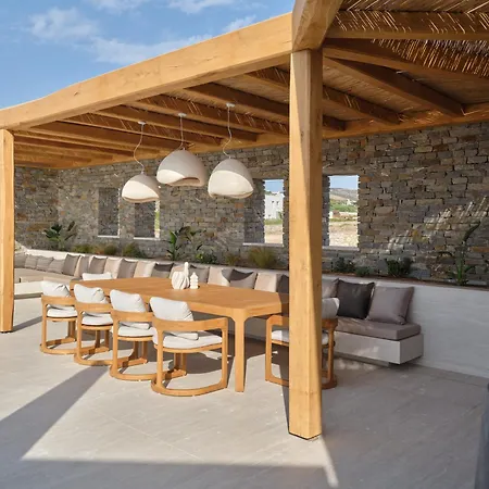 Villa Newly-built Luxury In Ysterni, Paros, 200m From The Beach And 7min From Naoussa