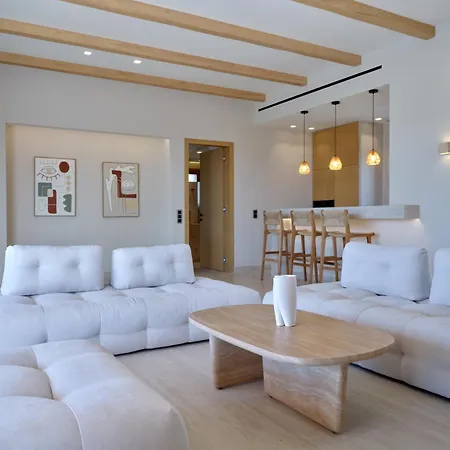 Newly-built Luxury In Ysterni, Paros, 200m From The Beach And 7min From Naoussa Villa *